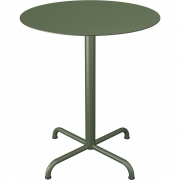 Houe - Pico Cafe Tisch Rund mit 4-Stern Fuß Ø64 cm | Olivgrün