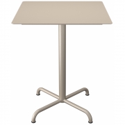 Houe - Pico Cafe Tisch Quadratisch mit 4-Stern Fuß 60x60 cm | Beige