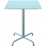 Houe - Pico Cafe Tisch Quadratisch mit 4-Stern Fuß 60x60 cm | Eisblau