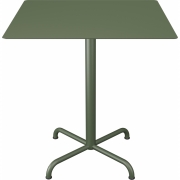 Houe - Pico Cafe Tisch Quadratisch mit 4-Stern Fuß 70x70 cm | Olivgrün
