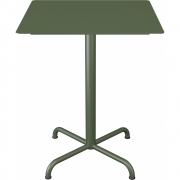 Houe - Pico Cafe Tisch Quadratisch mit 4-Stern Fuß 60x60 cm | Olivgrün