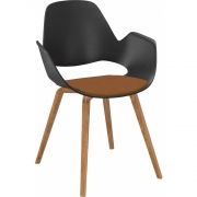 Houe - Falk Sessel Eiche Terrakotta (Connect)
