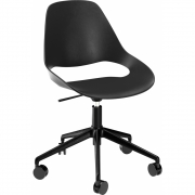 Houe - Falk Drehstuhl mit Rollen Ohne Polster