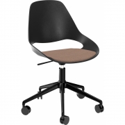 Houe - Falk Drehstuhl mit Rollen Rose (Conect)