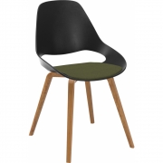 Houe - Falk Stuhl Eiche Piniengrün (Connect)