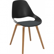 Houe - Falk Stuhl Eiche Dunkelgrau (Cura)