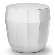 Müller Möbelfabrikation - MO 07 Beistelltisch / Hocker Signalweiß (RAL 9003)