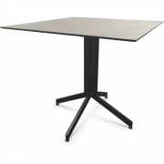 Stern - Faro Bistrotisch rechteckig Anthrazit | Zement hell