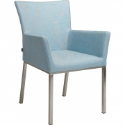 Stern - Artus Sessel Edelstahl 
