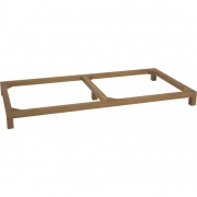 Stern - Untergestell für Fontana/Corda 172x85 cm H 14 cm | Teak