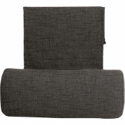 Stern - Kopfpolster Seidenschwarz