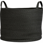 Stern - Korb Kordel schiefergrau