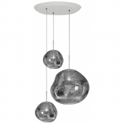 Tom Dixon - Melt Trio LED Pendelleuchtensystem Chrom