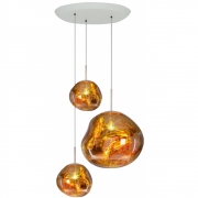 Tom Dixon - Melt Trio LED Pendelleuchtensystem Gold