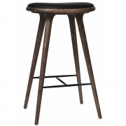 Mater - Barhocker 74 cm | Eiche dunkel gebeizt