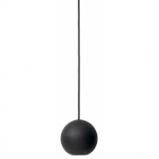 Mater - Liuku Base Pendelleuchte Ball | Schwarz