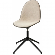 Mater - Eternity Drehstuhl Gestell schwarz mit Vollpolsterung 