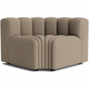 Norr11 - Studio Sofa Eckmodul Outdoor Coconut (Sunbrella Savane)