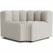 Norr11 - Studio Sofa Eckmodul Outdoor Whisper (Sunbrella Savane)