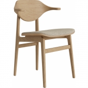 Norr11 - Bufala Stuhl mit Sitzpolsterung Natur | Barnum Col 3