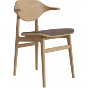 Norr11 - Bufala Stuhl mit Sitzpolsterung Natur | Camel 21004