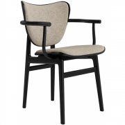 Norr11 - Elephant Armlehnstuhl Schwarz | Barnum Col 3