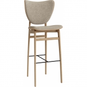 Norr11 - Elephant Barstuhl mit Frontpolsterung Natur | Barnum Col 3