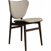 Norr11 - Elephant Stuhl mit Frontpolsterung Dunkel geräuchert | Barnum Col 3