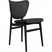 Norr11 - Elephant Stuhl mit Frontpolsterung Schwarz | Anthrazit 21003