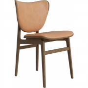 Norr11 - Elephant Stuhl mit Frontpolsterung Hell geräuchert | Camel 21004