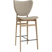 Norr11 - Elephant Thekenstuhl mit Frontpolsterung 