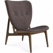 Norr11 - Elephant Lounge Sessel mit Frontpolsterung Hell geräuchert | Barnum Col 11