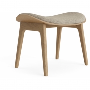 Norr11 - Elephant Hocker mit Frontpolsterung Natur | Barnum Col 3