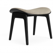 Norr11 - Elephant Hocker mit Frontpolsterung Schwarz | Barnum Col 3