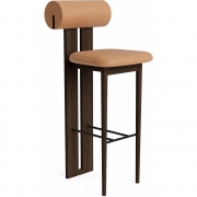 Norr11 - Hippo Barstuhl Dunkel geräuchert | Camel 21004 (Dunes)