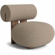 Norr11 - Hippo Lounge Chair Outdoor Savane Coconut SAV2 J233 140 (Sunbrella)