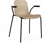 Norr11 - Langue Armlehnstuhl Schwarz | Ecru