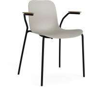 Norr11 - Langue Armlehnstuhl Natur | Flint Grau