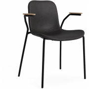 Norr11 - Langue Armlehnstuhl gepolstert Natur | Anthrazit 21003 (Dunes)