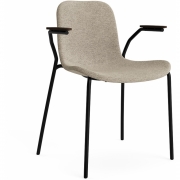 Norr11 - Langue Armlehnstuhl gepolstert Dark Stained | Barnum Col 3