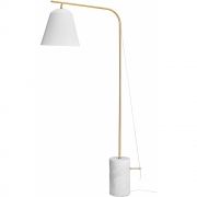 Norr11 - Line Two Stehleuchte Weiß