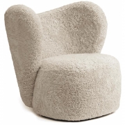 Norr11 - Little Big Chair Sessel Moonlight (Schafsfell)