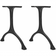 Norr11 - Maiden Tischbeine (2er Set) Schwarz matt