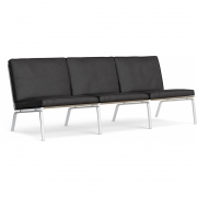 Norr11 - Man Sofa 3-Sitzer Anthrazit 21003 (Dunes)