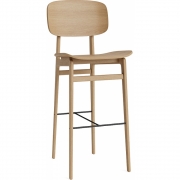 Norr11 - NY11 Barstuhl mit Rückenlehne 