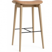 Norr11 - NY11 Barstuhl mit Sitzpolsterung Natur | Camel 21004 (Dunes)