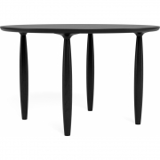 Norr11 - Oku Esstisch rund Schwarz