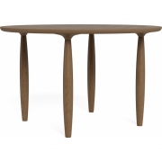 Norr11 - Oku Esstisch rund Hell geräuchert