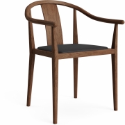 Norr11 - Shanghai Stuhl Dunkel geräuchert | Anthrazit 21003 (Dunes)