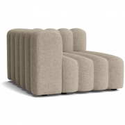 Norr11 - Studio Sofa Lounge Element M mit Armlehne Rechts | Barnum Col 3